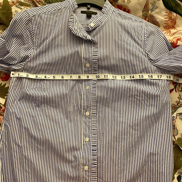 JCrew Ruffled Buttoned Down Shirt - Picture 5 of 7